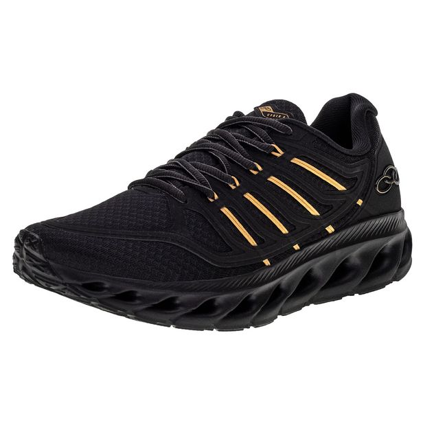 Tênis Masculino Cyber 4 Olympikus 43285288 PRETO/BEGE 38