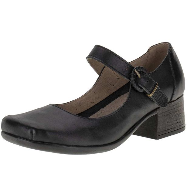 Sapato Feminino Salto Grosso Miss Western 890 PRETO 35