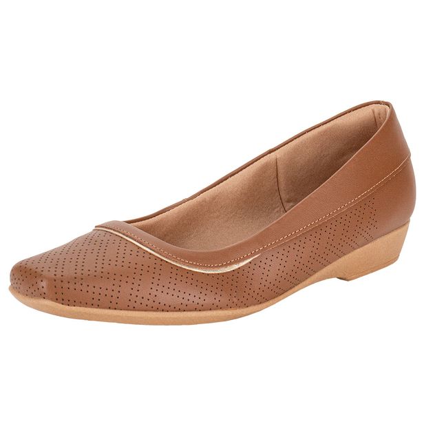 Sapatilha Feminina Flat Usaflex MM1602 CANELA 34