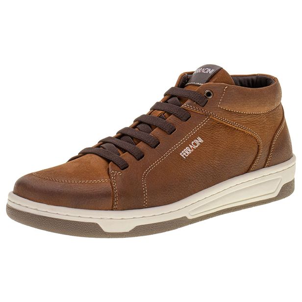 Sapatênis Masculino Cano Alto Vox Ferracini 8053 CARAMELO 41