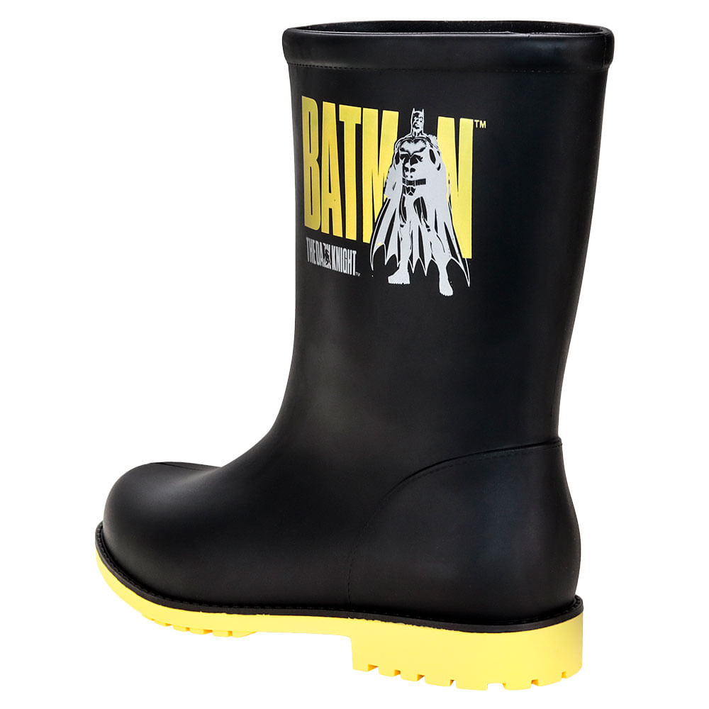 Bota Coturno Bota Batman Grendene De Chuva Bota Infantil Batman