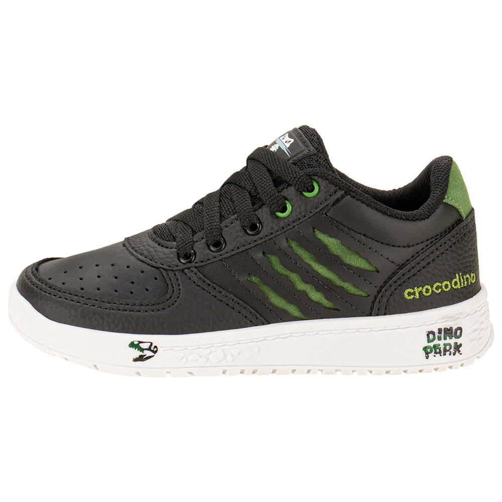 Tênis Infantil Masculino Crocodino Vissi CRT306 PRETO/VERDE