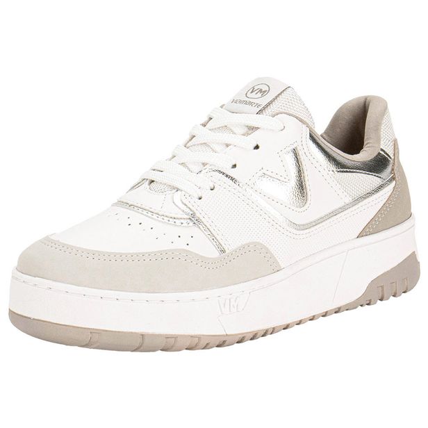 Tênis Feminino Casual Via Marte 042004 BRANCO/CINZA 38