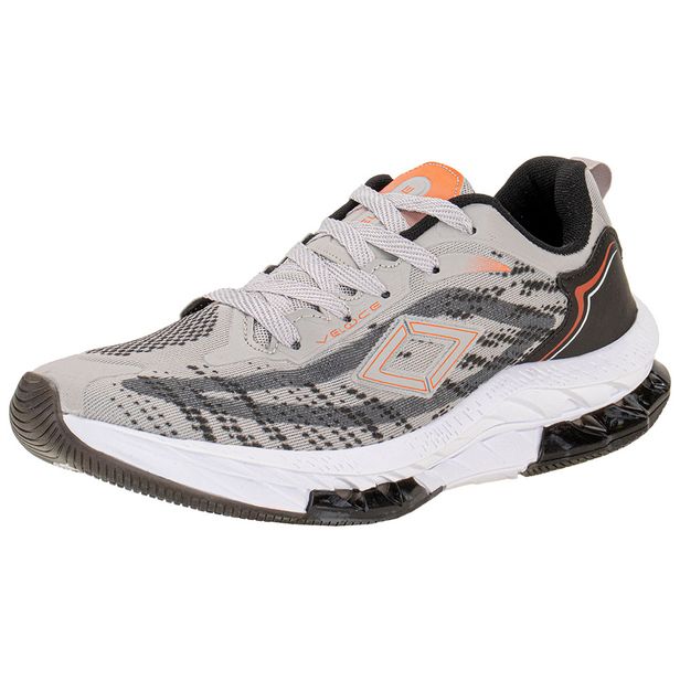Tênis Masculino Veloce - V4509 CINZA/LARANJA 40