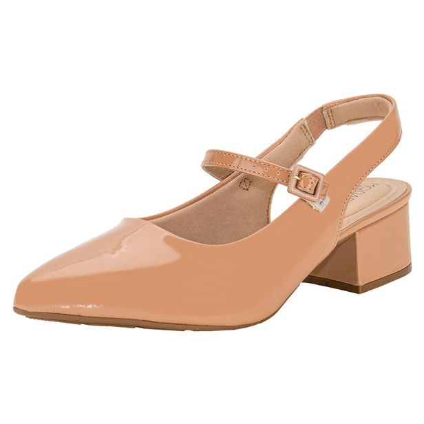 Sapato Feminino Salto Grosso Modare 7340125 SALMÃO 35