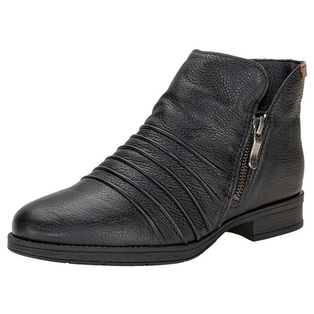 Bota Feminina Cano Baixo Bottero 361706 PRETO 36