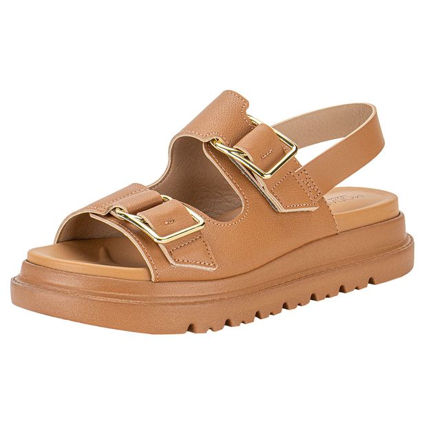 Sandália Feminina Flat Modare 7200102 CAMEL 34