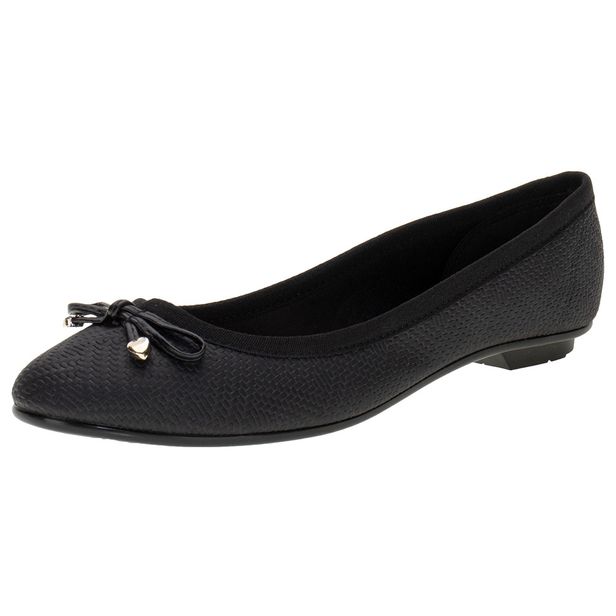 Sapatilha Feminina Flat Moleca - 50271423 PRETO 01 34