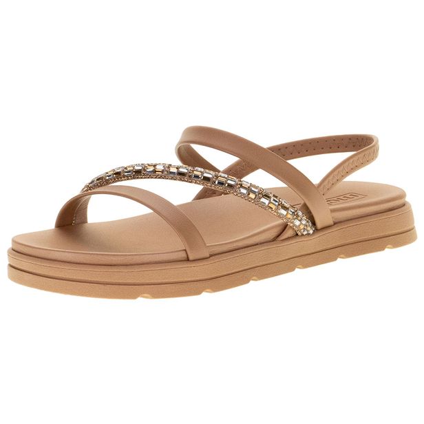 Sandália Feminina Flat Moleca - 5490104 SALMÃO 34