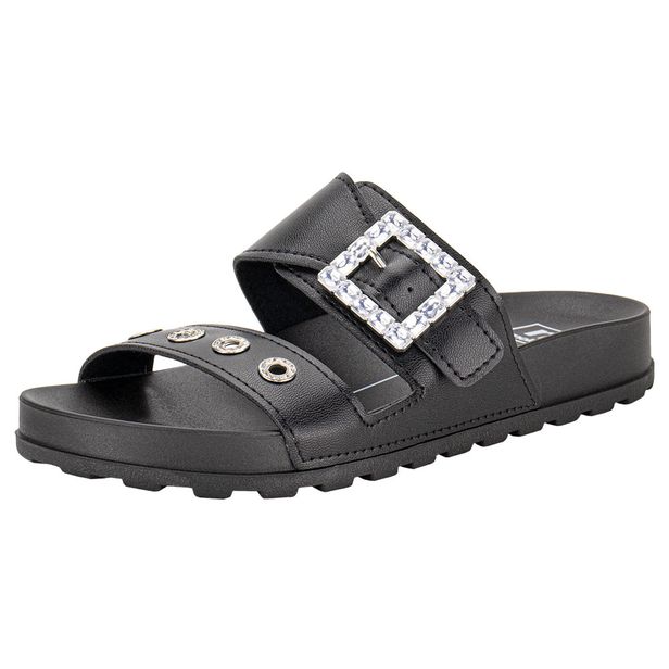 Tamanco Feminino Flat Moleca 5436430 PRETO 35