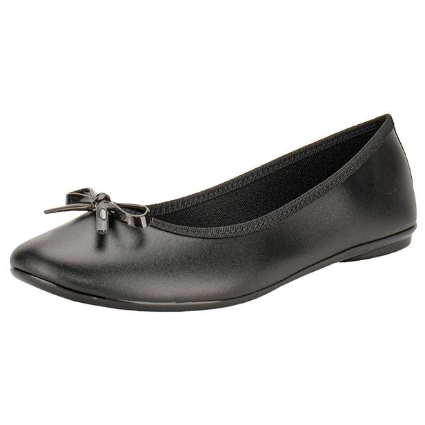 Sapatilha Feminina Flat Moleca 5726115 PRETO 35