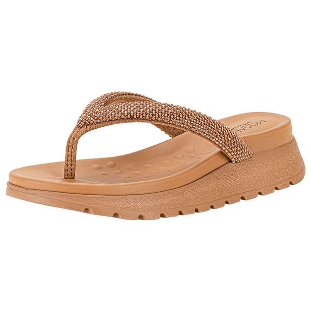 Tamanco Feminino Anabela Modare 7198102 CAMEL 34