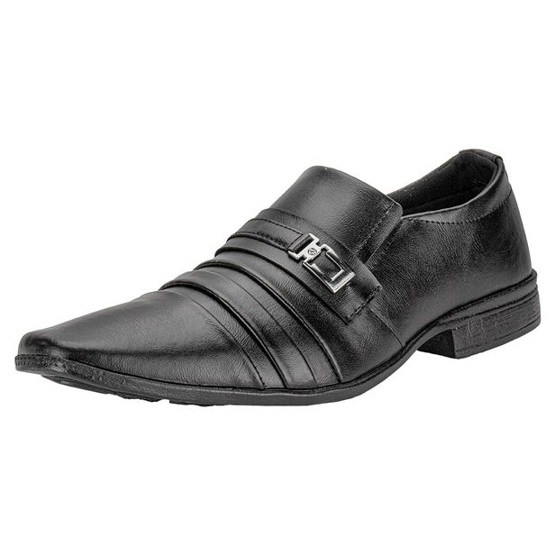 Sapato Masculino Social Mais Leve 902 PRETO 38