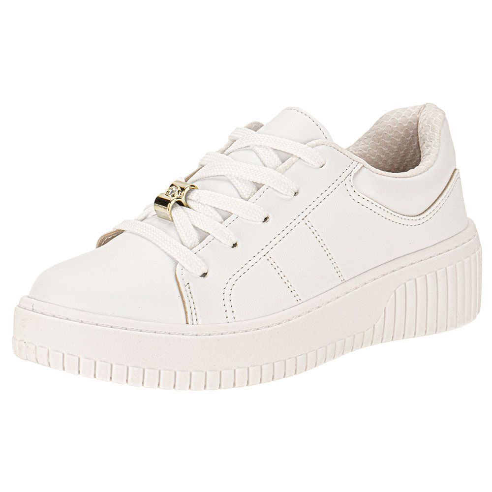 Tênis Feminino Casual Beira Rio 4316102 BRANCO cloviscalcados