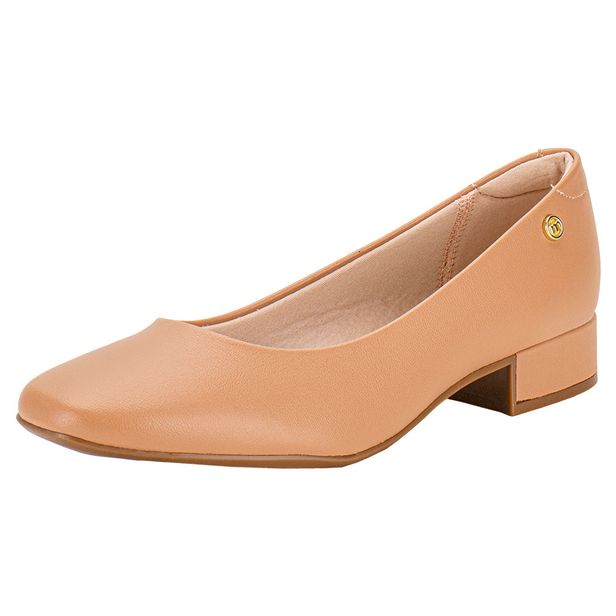 Sapato Feminino Salto Grosso Moleca - 5795101 SALMÃO 34