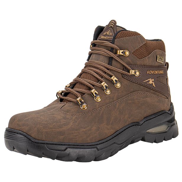 Bota Masculina Adventure West Line 181 CAFÉ 38