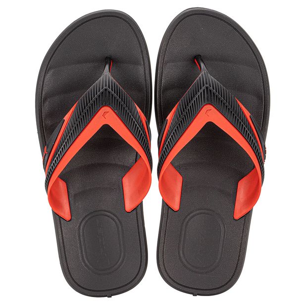 Chinelo Masculino Free II Rider 12267 PRETO/VERMELHO 37/38