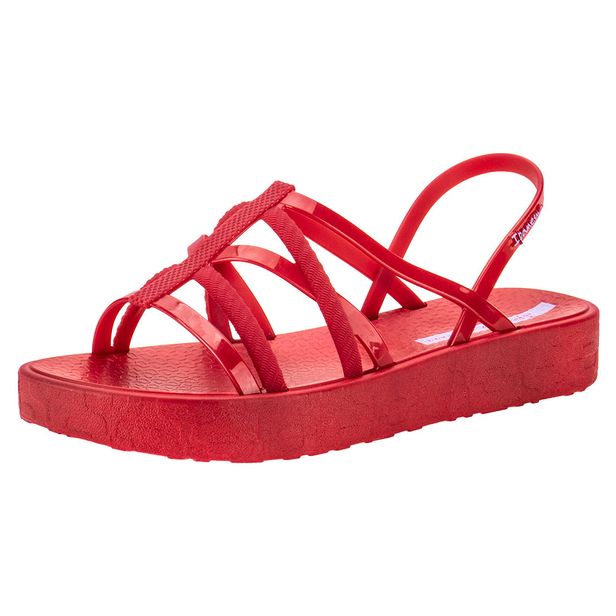 Sandália Feminina Flat Diversa Ipanema 27238 VERMELHO 33/34