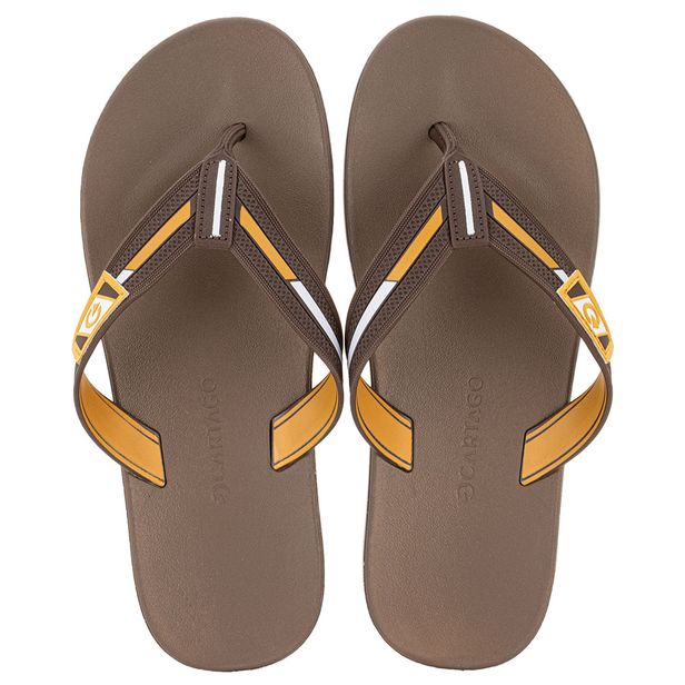 Chinelo Masculino Dublin II Cartago 12268 CAFÉ 39