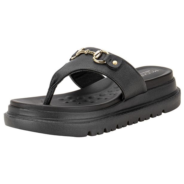 Tamanco Feminino Flat Modare 7200100 PRETO 34