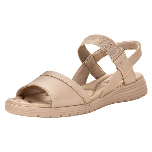 Sandália Feminina Flat ComfortFlex 2451326 BEGE 34