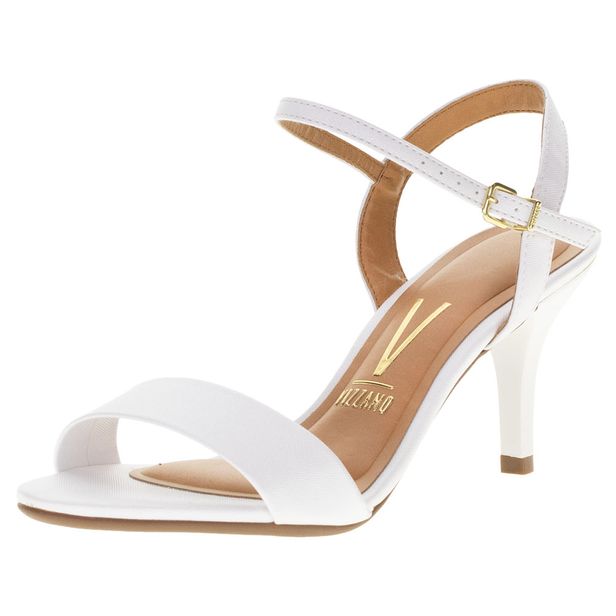 Sandália Feminina Salto Alto Vizzano - 6276446 BRANCO 34