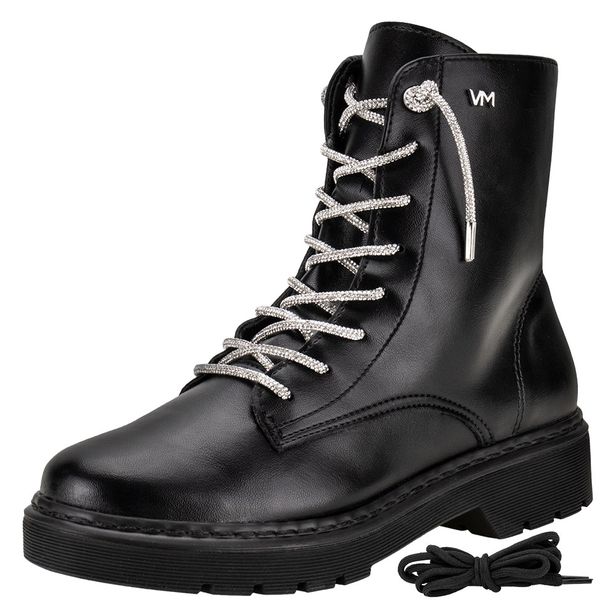 Bota Feminina Coturno Via Marte 089005 PRETO 35