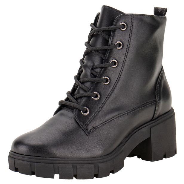 Bota Feminina Coturno Via Marte 001002 PRETO 34