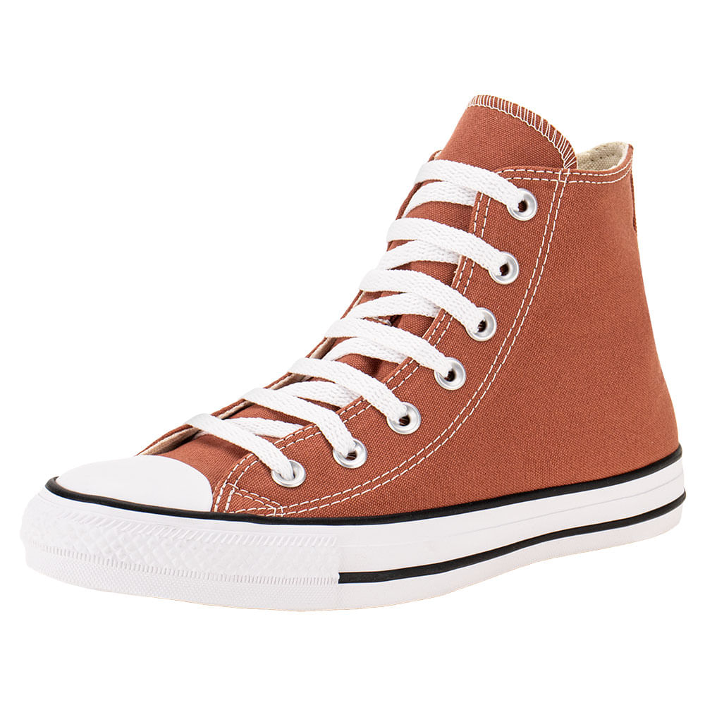 All Star Caramelo Couro Cano Alto Star Cano Alto All Star Feminino