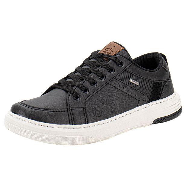 Sapatênis Masculino Confort Way - 9103 PRETO 01 38