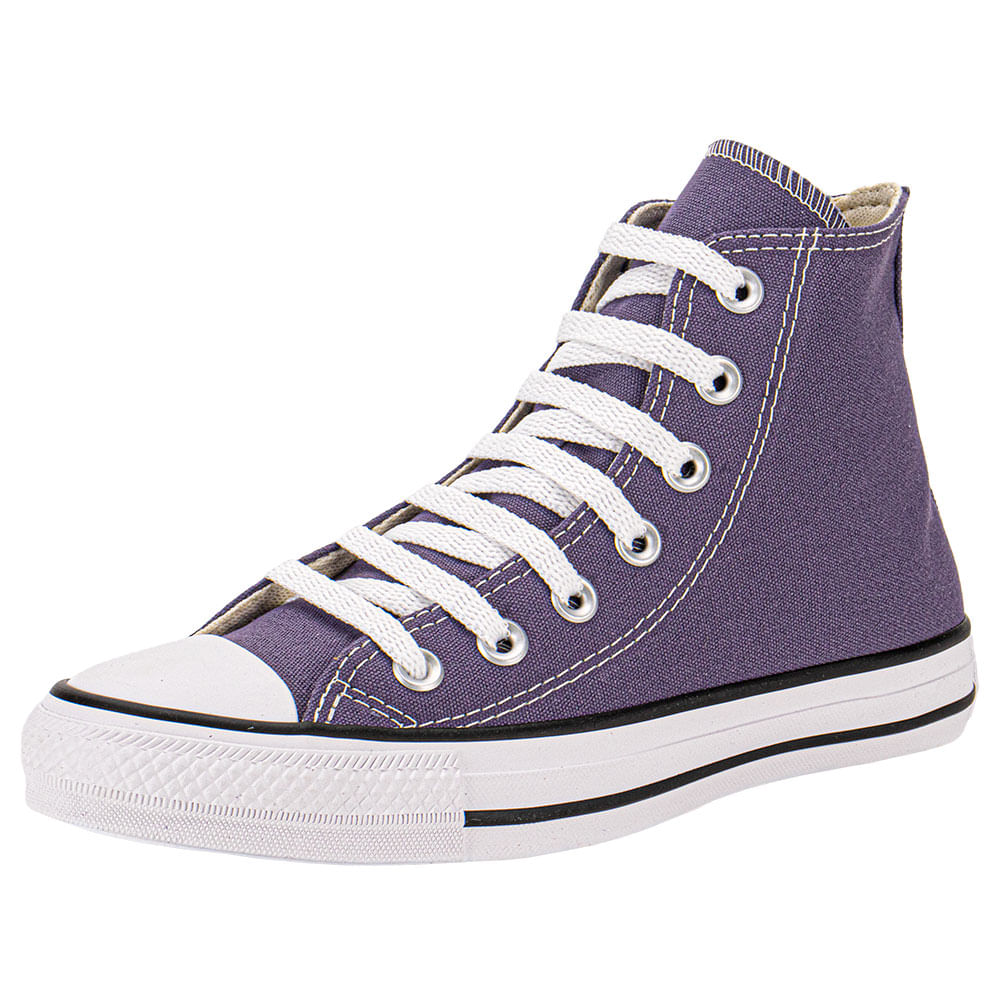 Tênis All Star Roxo Cano Alto Tênis Chuck Taylor Cano Alto