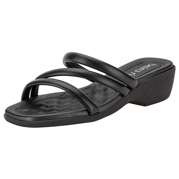 Tamanco Feminino Salto Grosso Beira Rio 8527107 PRETO 35