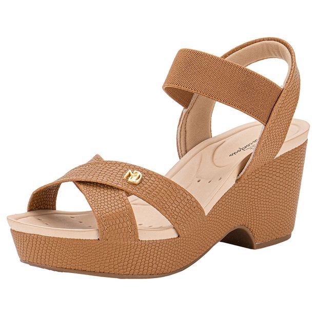 Sandália Feminina Meia Pata Modare 7137117 CAMEL 34