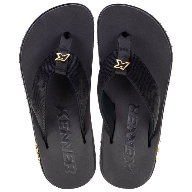 Chinelo Masculino Kivah Kenner DLK  PRETO 38