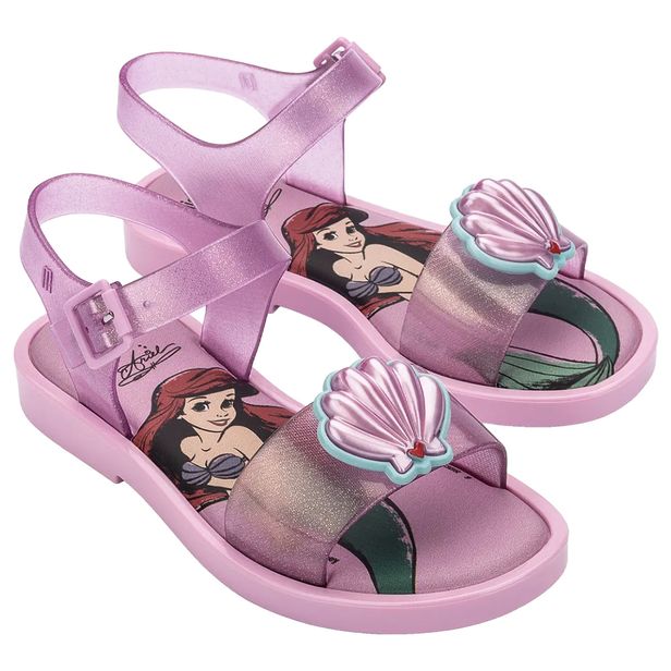 Mini Melissa Mar Sandal + Disney Princess Baby 35699 LILÁS 17/18