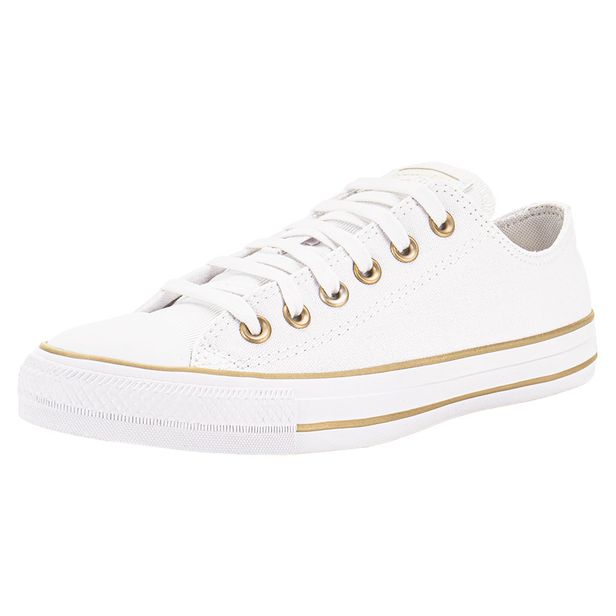 Tênis Chuck Taylor Converse All Star CT2834 BRANCO/BEGE 33