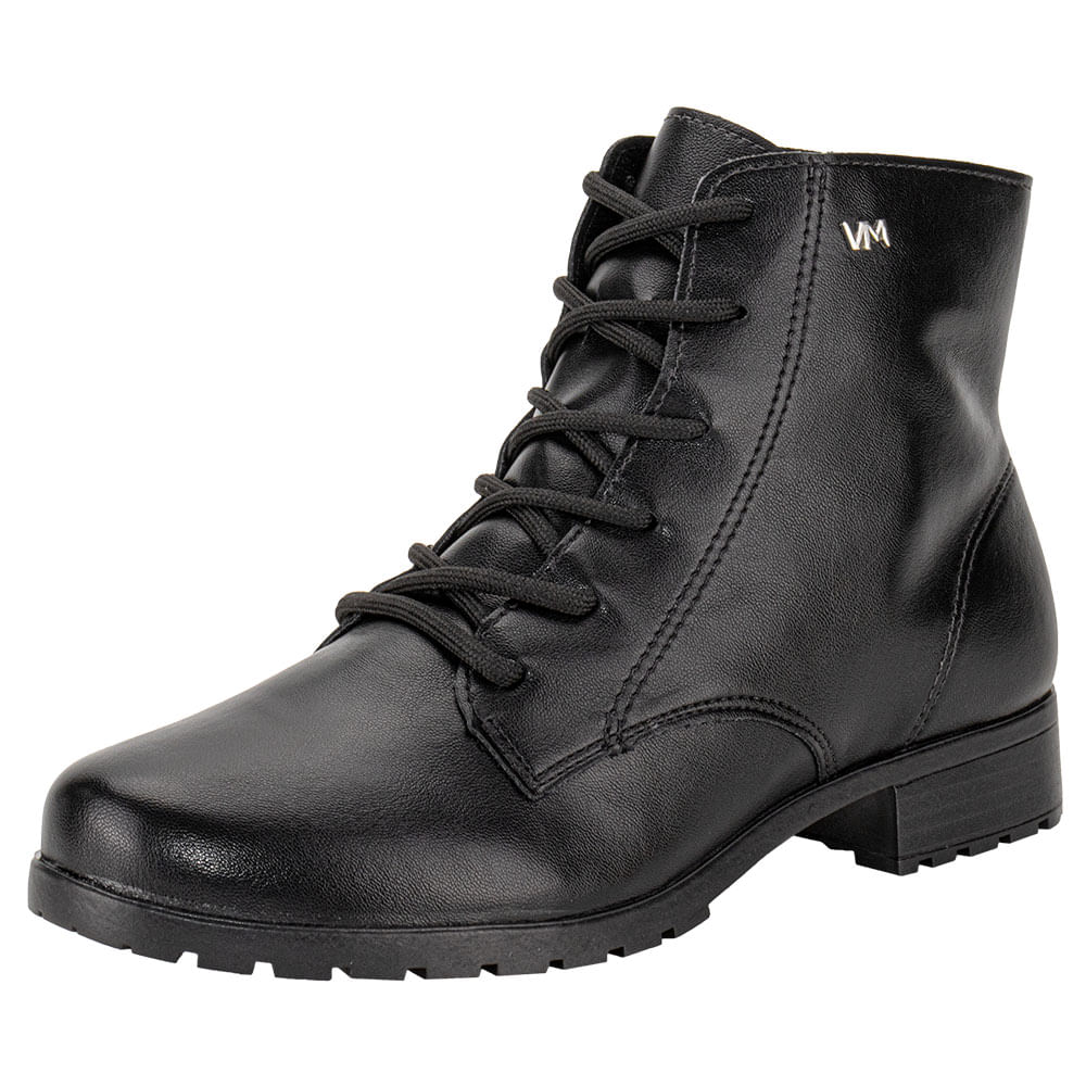 Bota Feminina Coturno Via Marte 031001 PRETO 34