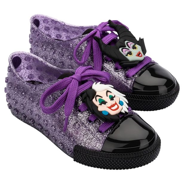 Mini Melissa Polibolha + Disney 100 Infantil 33955 PRETO/LILAS 30