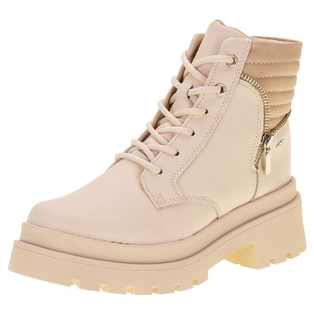 Bota Feminina Coturno Dakota G9672 BEGE 34