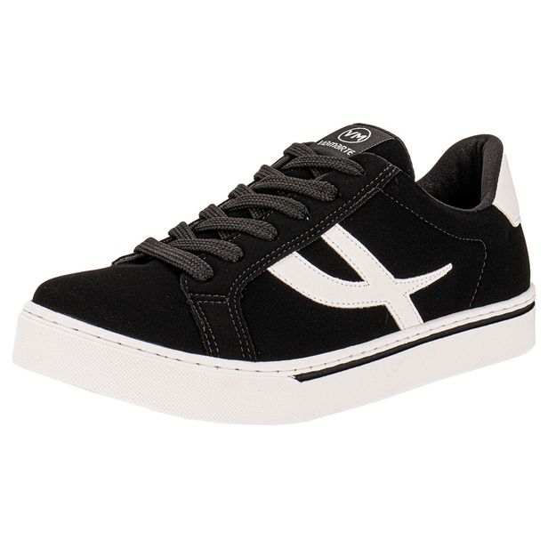 Tênis Feminino Via Marte 016012 PRETO/NOBUCK 34