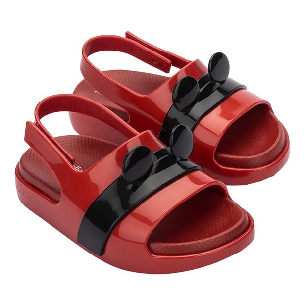 Mini Melissa Cloud Sandal + Mickey and Friends Baby 33761 VERMELHO/PRETO 23/24