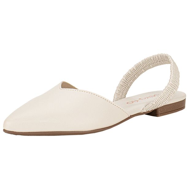 Sapato Feminino Mule Beira Rio 4134446 MARFIM 35
