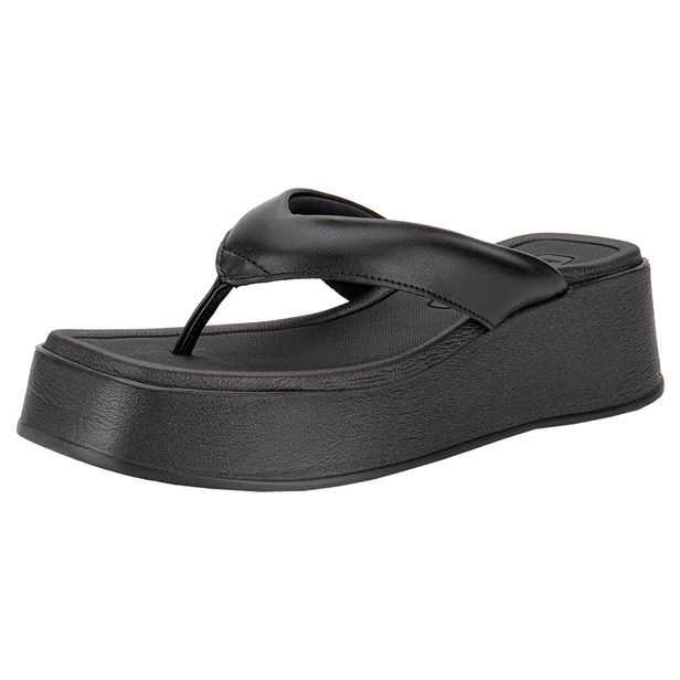 Tamanco Feminino Anabela Beira Rio 8530100 PRETO 38