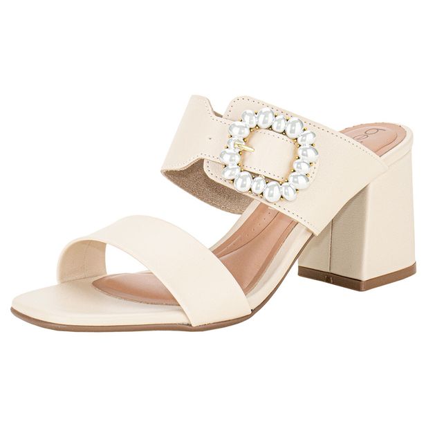 Tamanco Feminino Salto Grosso Beira Rio 8436232 NATURAL 35