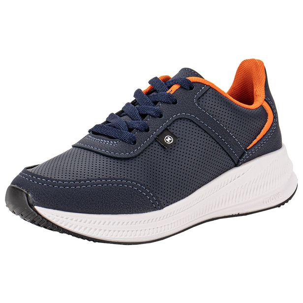 Tênis Infantil Masculino Molekinho 2841217 AZUL/LARANJA 28