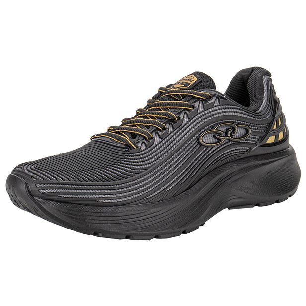 Tênis Masculino Fluir Olympikus 43542347 PRETO/BEGE 37