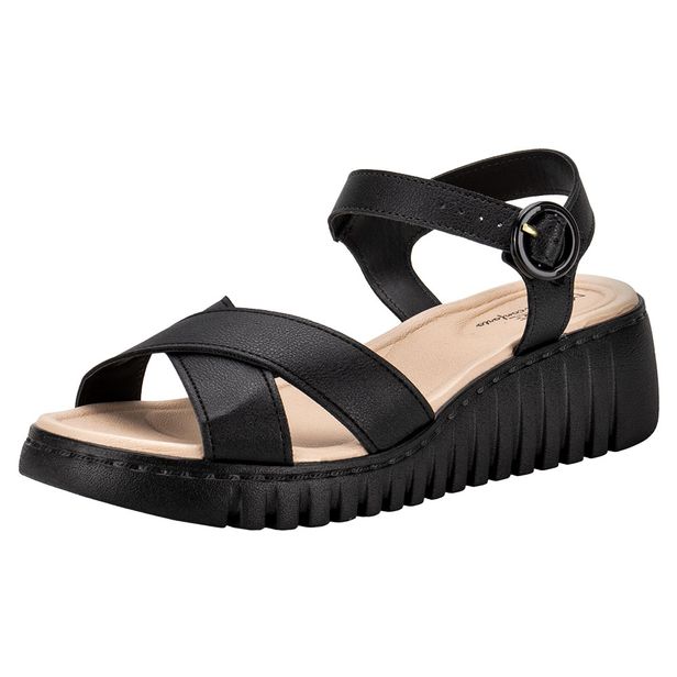 Sandália Feminina Anabela Modare 7197101 PRETO 34