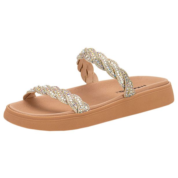 Tamanco Feminino Flat Moleca 5469133 SALMÃO 35