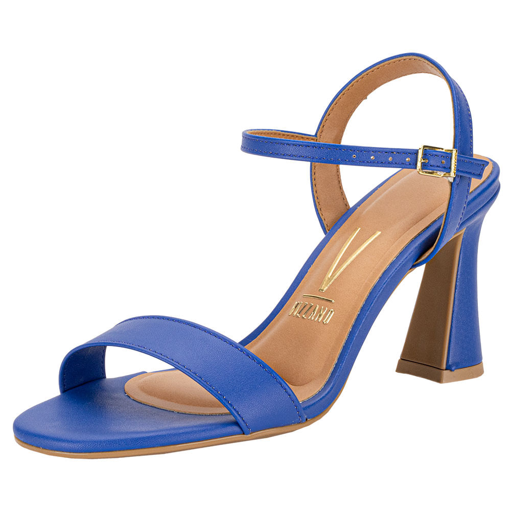 Salto Grosso Azul Sandália Vizzano Salto Grosso Azul Compre Agora - Main Image