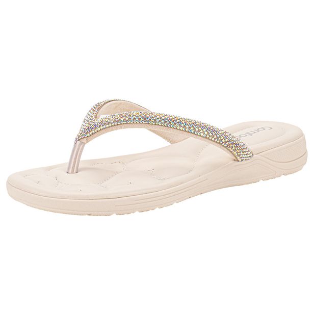 Tamanco Feminino Flat ComfortFlex 2480301 MARFIM 34